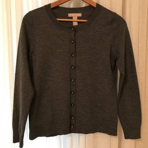 Black button down sweater - Picture 2 of 2